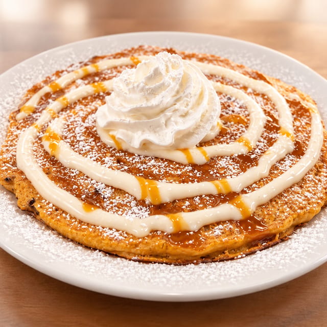One Pumpkin Pancake.