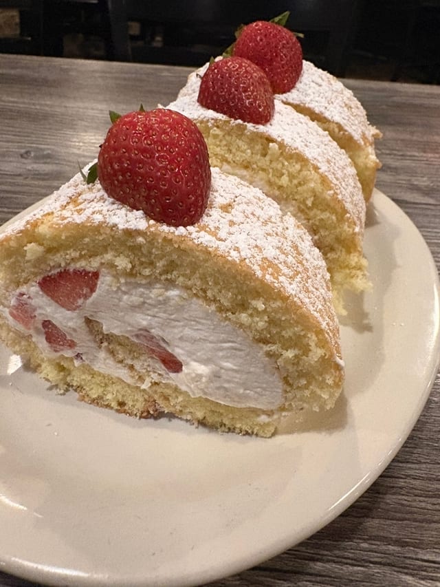 Strawberry Cake Roll.