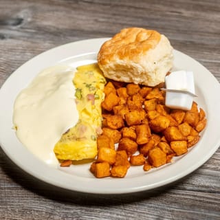 Ham Asparagus Omelet