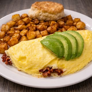 Bacon Jack Avocado Omelet