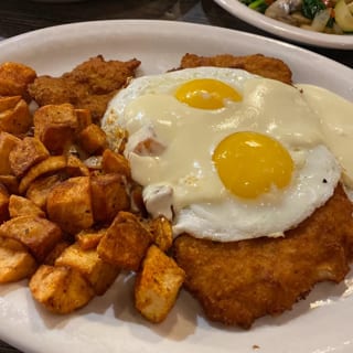 Schott Schnitzel and Eggs
